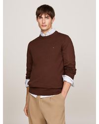 Tommy Hilfiger - Pull Avec Cachemire À Col Ras-Du-Cou - Lyst