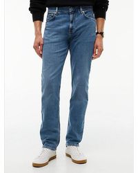 Tommy Hilfiger - Denton Faded Straight Leg Jeans - Lyst