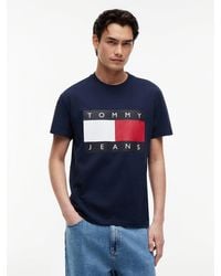 Tommy Hilfiger - Flag Badge Crew Neck T-shirt - Lyst