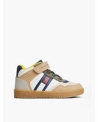 Tommy Hilfiger - Colour Pop Logo Strap High Top Trainers - Lyst