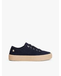Tommy Hilfiger - Sneaker Aus Canvas Mit Th-Monogramm - Lyst
