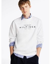 Tommy Hilfiger - Sudadera Con Logo Y Cuello Redondo - Lyst