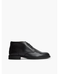 Tommy Hilfiger - Leather Lace Up Ankle Boots - Lyst