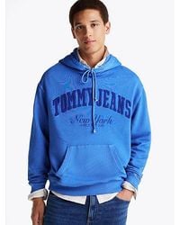 Tommy Hilfiger - Varsity Relaxed Fit Hoodie Mit Waschung - Lyst