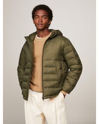 Tommy Hilfiger - Th Warm Packable Quilted Hooded Jacket - Lyst