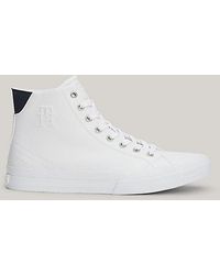Tommy Hilfiger - Essential Hoge Leren Sneaker - Lyst