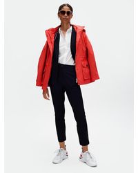 Tommy Hilfiger Utility-parka Met Capuchon - Oranje