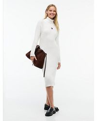 Tommy Hilfiger - Tommy Jeans Tommy Badge Oversized Midi Jumper Dress - Lyst