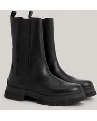 Tommy Hilfiger - Essential Leather Chelsea Boots - Lyst
