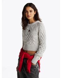 Tommy Hilfiger - Cable Knit Star Jumper - Lyst