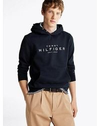 Tommy Hilfiger - Hoodie Mit Druckknöpfen Und Logo - Lyst