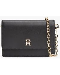 Tommy Hilfiger - Hilfiger Icon Card Wallet With Chain - Lyst