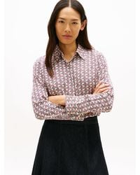 Tommy Hilfiger - Regular Fit Concealed Placket Twill Shirt - Lyst