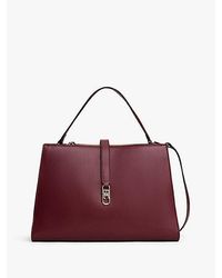 Tommy Hilfiger - Bolso Satchel Bandolera Con Monograma Th - Lyst