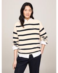 Tommy Hilfiger - Relaxed Fit Knitted Jumper - Lyst
