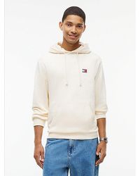Tommy Hilfiger - Tommy Badge Brushed Fleece Hoody - Lyst