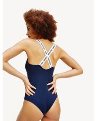 Tommy Hilfiger Body Van Biologisch Katoen Met Logo - Blauw