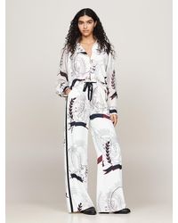 Tommy Hilfiger - Crest Print Relaxed Pyjama Bottoms - Lyst