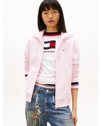 Tommy Hilfiger - Brushed Fleece Zip-Thru Hoody - Lyst