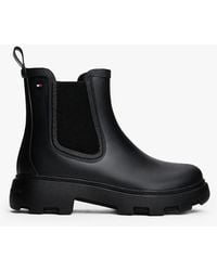 Tommy Hilfiger - Stivaletti Da Pioggia Con Interno Caldo - Lyst