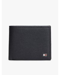 Tommy Hilfiger - Hilfiger Flag Bifold-Brieftasche Aus Leder - Lyst
