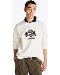 Tommy Hilfiger - Logo Crew Neck Sweatshirt - Lyst