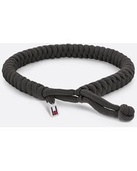 Tommy Hilfiger - Bracciale Con Bandierina Smaltata E Nodo - Lyst