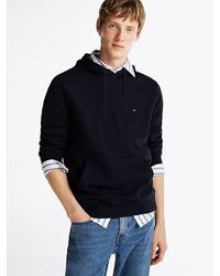 Tommy Hilfiger - Terry-Hoodie Mit Flag-Stickerei - Lyst