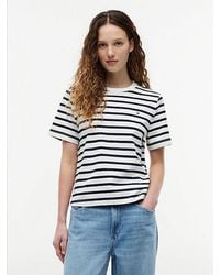 Tommy Hilfiger - Interlock Knit Boxy Crew Neck T-Shirt - Lyst