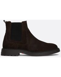 Tommy Hilfiger - Lightweight Suede Chelsea Boots - Lyst