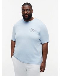 Tommy Hilfiger - Plus Logo Jersey Crew Neck T-Shirt - Lyst