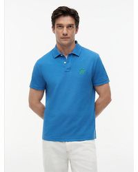 Tommy Hilfiger - Regular Fit Logo Pique Polo Shirt - Lyst