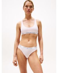 Tommy Hilfiger - Bralette Tommy Icons Sfoderata - Lyst