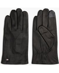Tommy Hilfiger - Hilfiger Flag Leather Gloves - Lyst