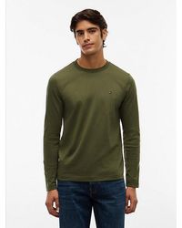 Tommy Hilfiger - Slim Interlock Knit Long Sleeve T-Shirt - Lyst
