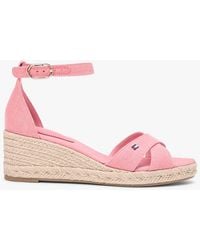 Tommy Hilfiger - Hemp Crossover Strap Wedge Espadrilles - Lyst