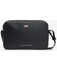 Tommy Hilfiger - Signature Tape Plaque Crossbody Reporter Bag - Lyst