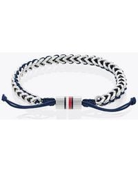 Tommy Hilfiger - Stainless Steel Braided Bracelet - Lyst