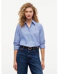 Tommy Hilfiger - Regular Fit Flag Embroidery Poplin Shirt - Lyst