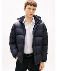 Tommy Hilfiger - Water Repellent Down Hooded Puffer Jacket - Lyst