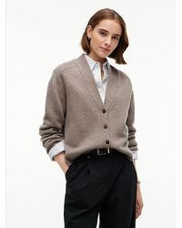Tommy Hilfiger - Cashmere Blend Relaxed V Neck Cardigan - Lyst