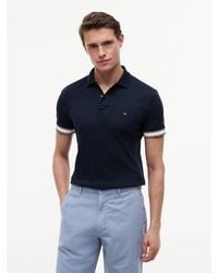 Tommy Hilfiger - Slim Fit Fluid Cotton Polo Shirt - Lyst