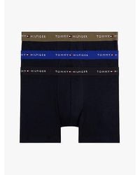 Tommy Hilfiger - 3Er-Pack Signature Boxer-Slips Mit Logos - Lyst