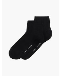 Tommy Hilfiger - 2-pack Flag Embroidery Short Socks - Lyst