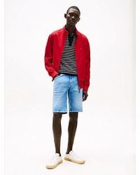 Tommy Hilfiger - Brooklyn Slim Fit Jeans-Shorts Mit Whisker-Effekt - Lyst