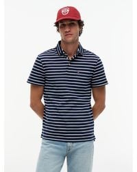 Tommy Hilfiger - Regular Fit Stripe Jersey Polo Shirt - Lyst