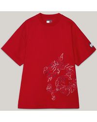 Tommy Hilfiger - Tommy X Clot Dual Gender Dragon Motif T-shirt - Lyst