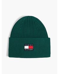Tommy Hilfiger - Kids Heritage Flag Logo Beanie - Lyst