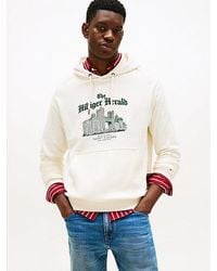 Tommy Hilfiger - Relaxed Fit Hoodie Met Trekkoord En Logo - Lyst