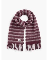 Tommy Hilfiger - Tommy Jeans Wool Blend Logo Fringe Scarf - Lyst